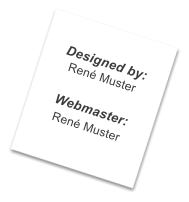 Designed by: Ren Muster  Webmaster: Ren Muster